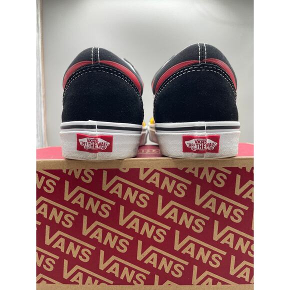 Vans Old Skool Fire Red Yellow Flame Men’s Sneakers 10 - Picture 6 of 13